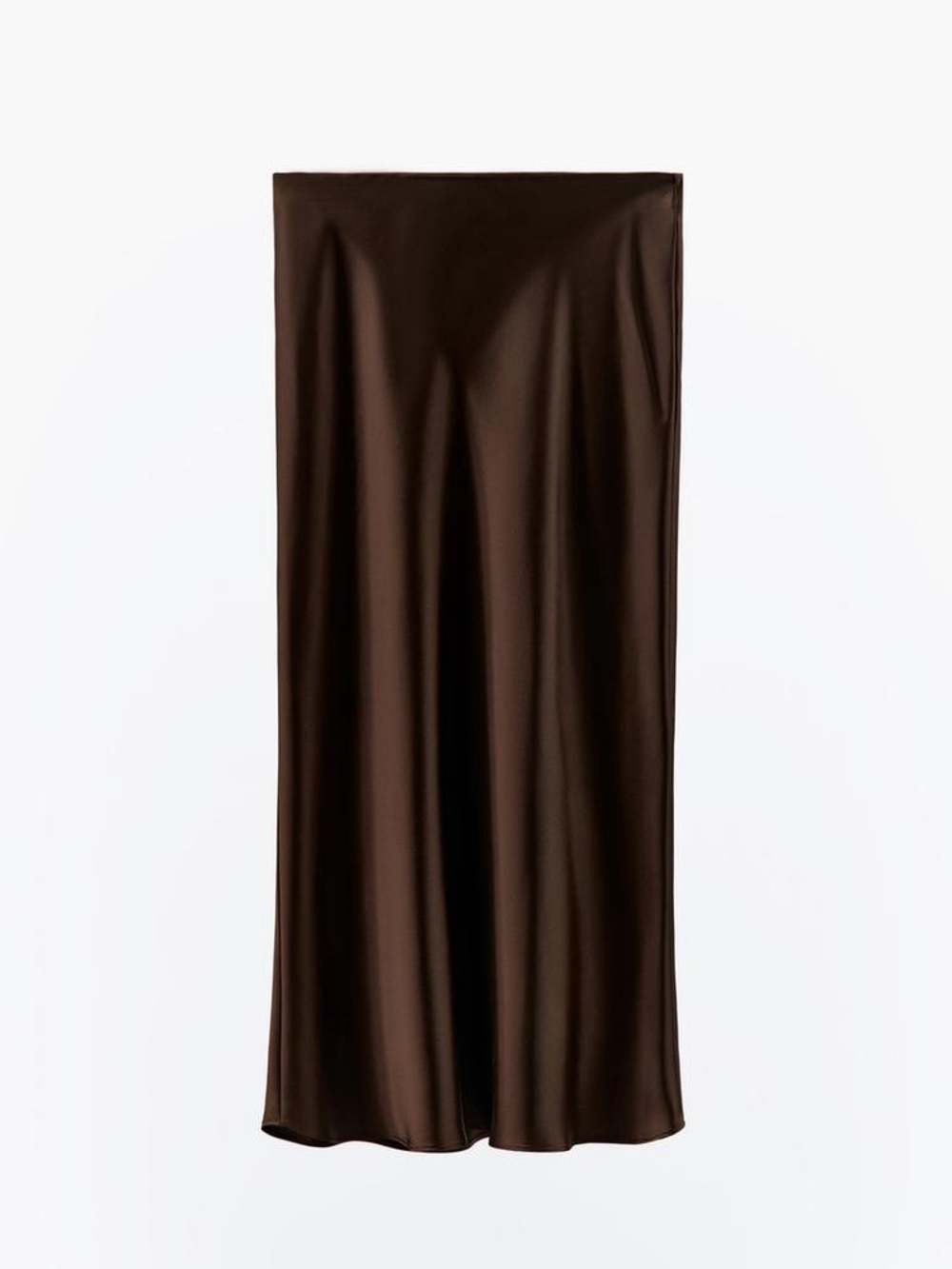 Zara | Satin Midi Skirt